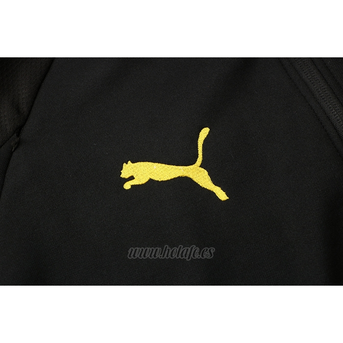 Chaqueta con Capucha del Borussia Dortmund 2021-2022 Negro